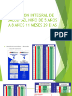 Paquete de Atencion Del Niño de 5 Años A 8 Años 11 Meses 29 Dias