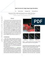 Enhanced Deep Residual Networks For Single Image Super-Resolution