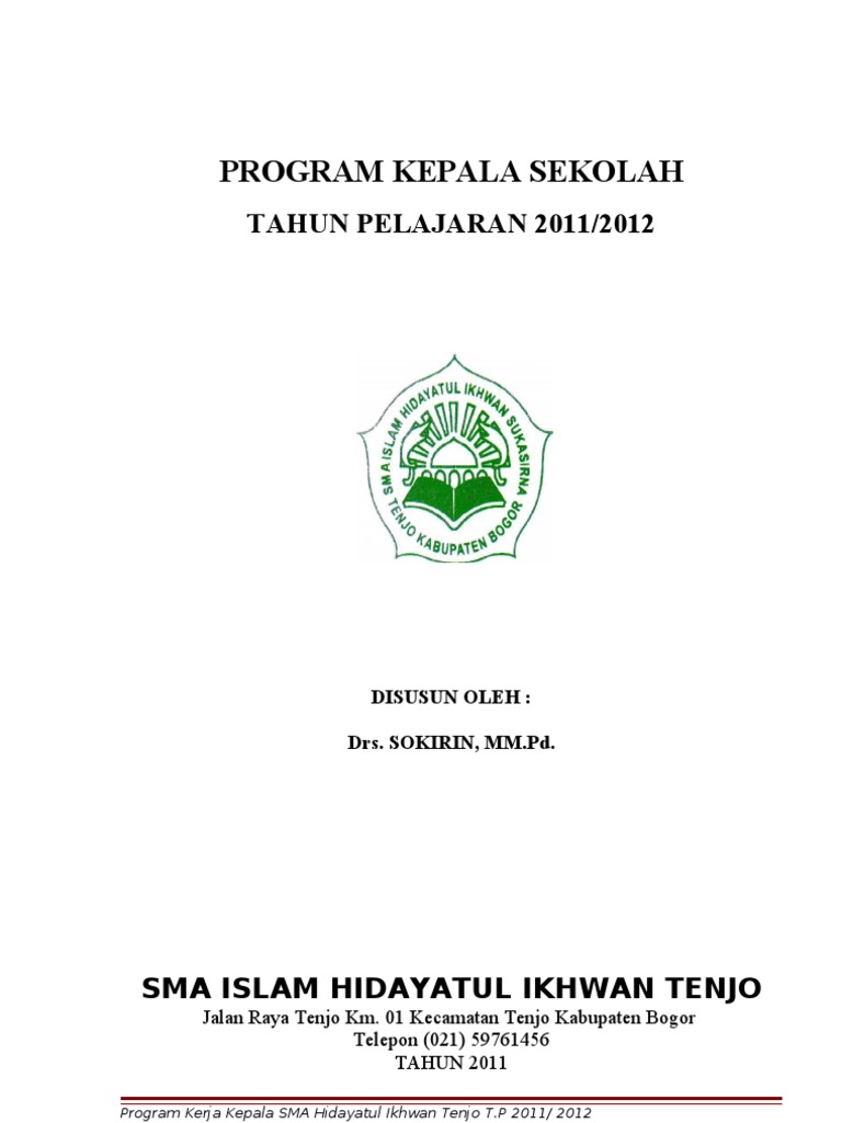Program Kepala Sekolah