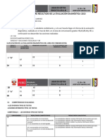 Informe Sobre Resultado de La Evaluación Diagnóstica 2023