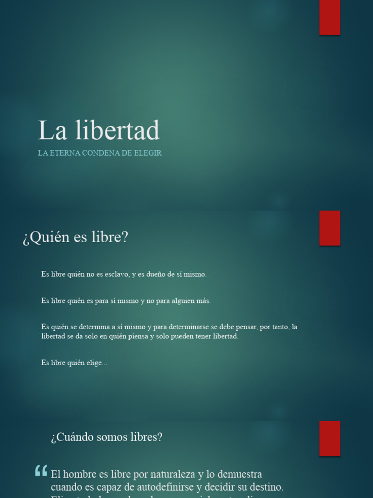 Filosofía y Conceptos de Libertad | PDF | Libertad | Libre albedrío