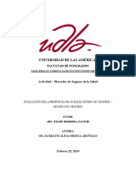 Evaluación de La Propuesta de Análisis Mundi Sin Seguros - Mundo Con Seguros