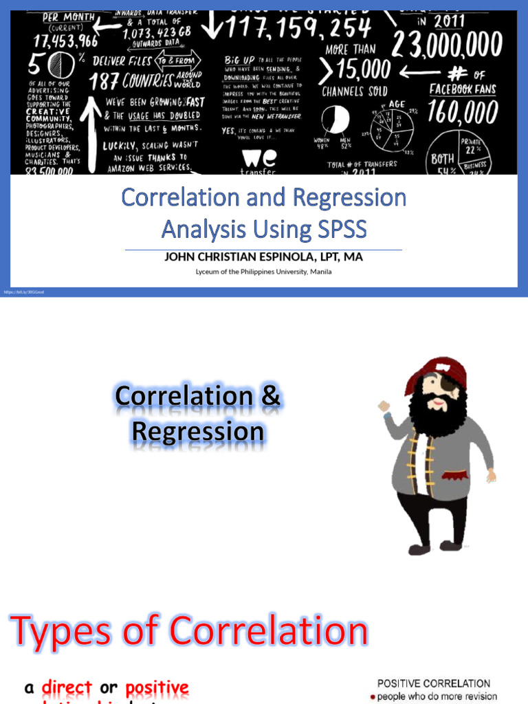 Correlation and Regression Analysis Using SPSS | PDF | Errors And ...