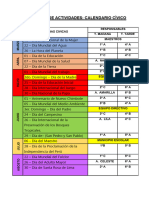 Calendario Cìvico 2024