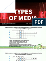 TYPES OF MEDIA