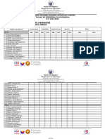 Reading Progress Report 2023 2024 GRADE 6