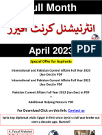 International Current Affairs April 2023 Free Version