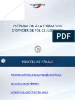 Préparation À La Formation D'Officier de Police Judiciaire