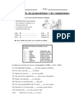 El Adverbio, Las Preposiciones y Las Conjunciones - 3