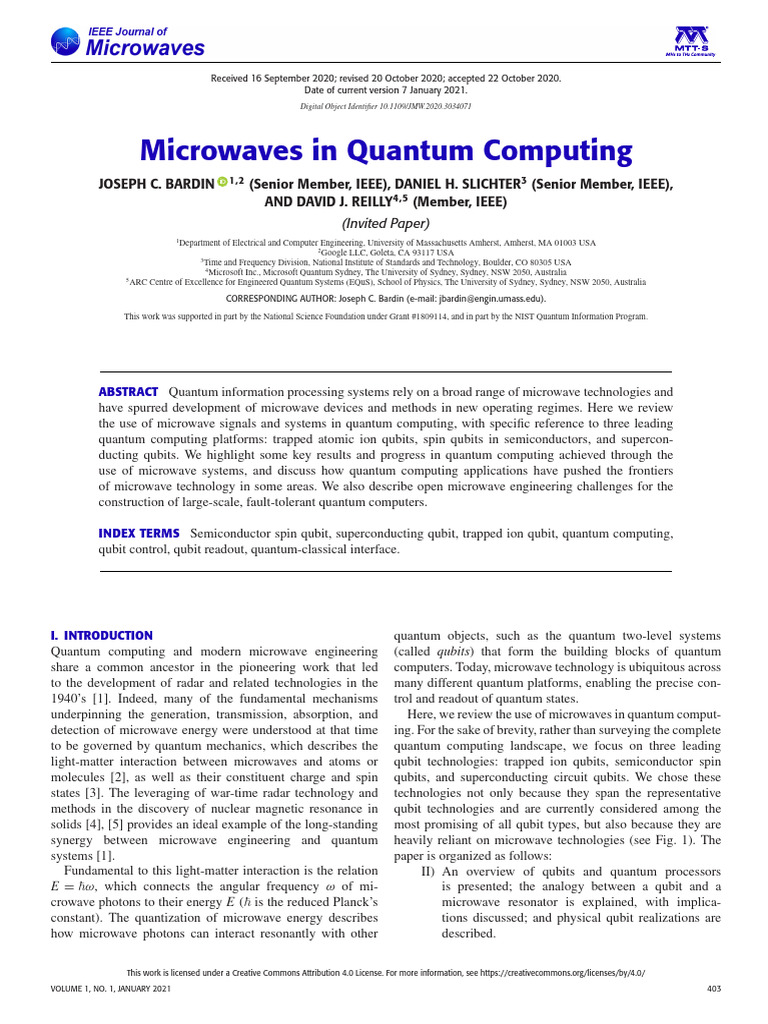 Quantum Computing | Download Free PDF | Quantum Computing | Resonance
