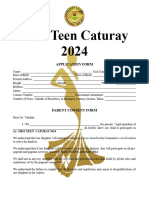 Miss Teen Caturay 2024 - APPLICATION FORM and PARENT CONSENT FORM