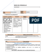 SESION DE APRENDIZAJE rel. las bienaventurabzas