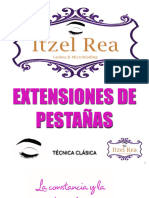Manual de Extensiones de Pestaña Tecnica Clasica Itzel Rea