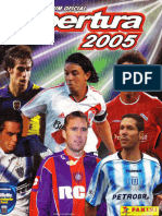 Panini - Futbol Argentino 2005 Apertura