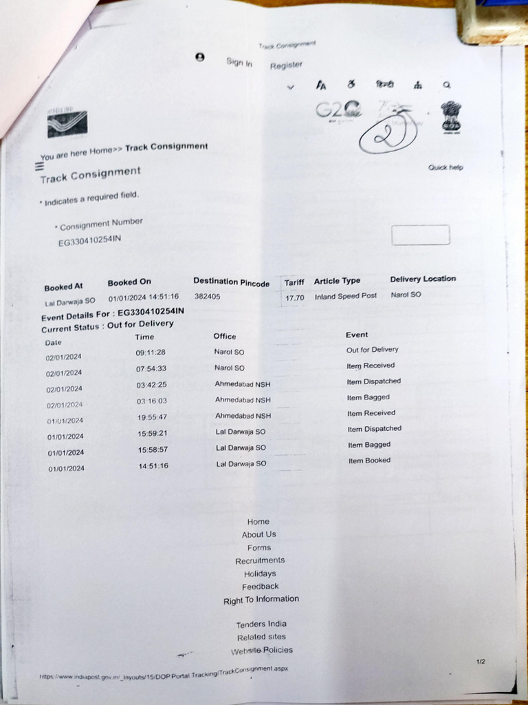 Govindsinh RPAD SLIP | PDF