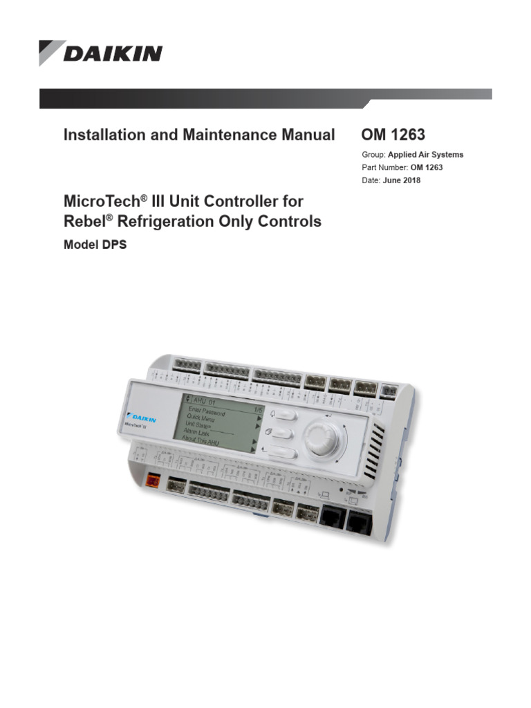 Microtech III Dps | PDF | Menu (Computing) | Electrical Engineering