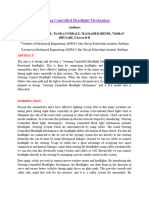 Steering Controlled Headlight Mechanism: Authors