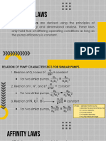 Affinity Laws - Pump