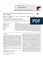 2015 - Wu-Et-Al - Determination - Contact - Angle - Droplet - Convex - Concave - Spherical Surface