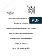 Actividad 2 Análisis de Estados Financieros