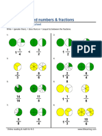 Grade 3 Comparison of Fractions