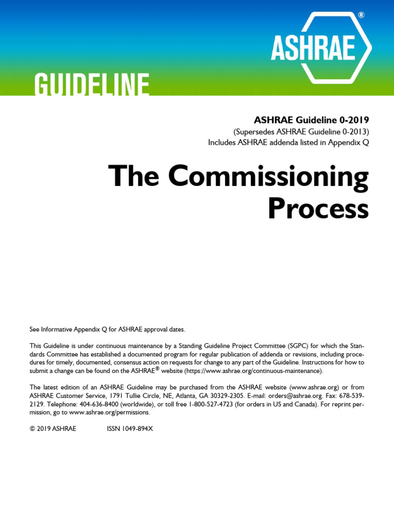 The Commissioning - Process Guide | PDF | Verification And Validation ...