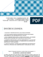 Diapositivas Del Concurso de Comprensión - Preselección Sexto y Séptimo