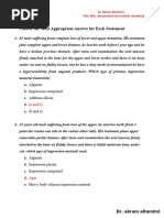 Dental Material MCQ DR Akram Altamimi - Watermark