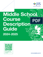 Middle School Course Description Guide