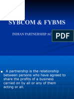 SYBCOM - FYBMS Indian Partnership Act, 1932