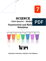 Science7 - q1 - Mod4 - Unsaturated and Saturated Solutions - v5