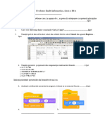 Evaluare finală informatica