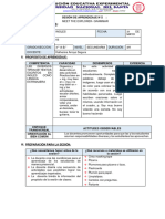 SESIÓN DE APRENDIZAJE - N°04 To Secun