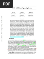 Paper3 - LLM Agent Operating System