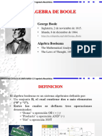 Algebra de Boole y Puertas Logicas