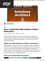 How I Cracked The AWS Solution Architect Cloud Quest. - DEV Community