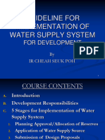 Guideline for Water Supply Submission