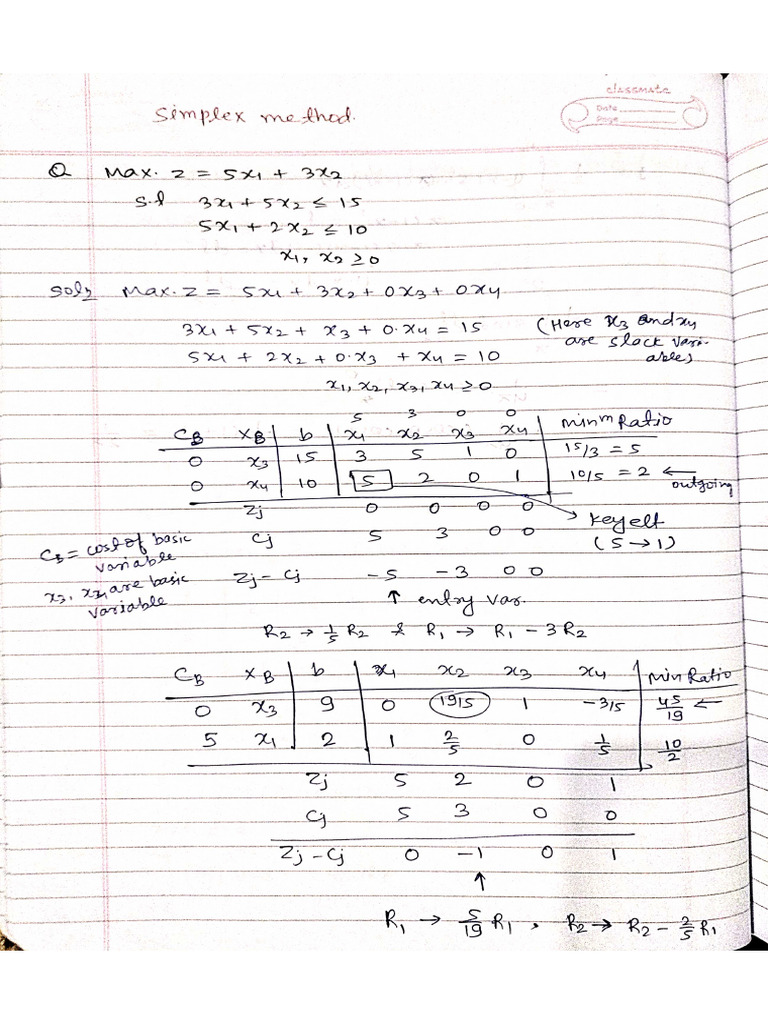 Operation Research Notes (CSIT NET and IIT GATE) | PDF