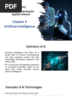 Chapter # 6 Artificial Intelligence