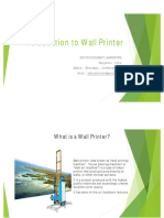 Introduction To Wall Printer Aditya 26.12.2023