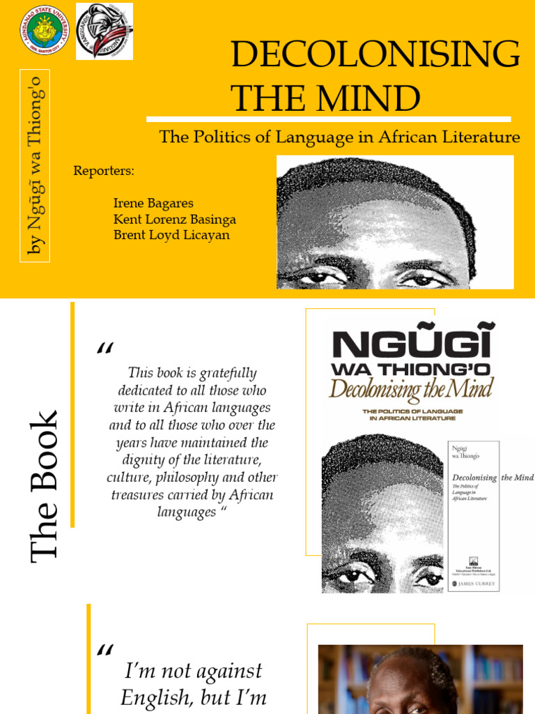 Decolonising Language in African Literature | PDF | Imperialism ...