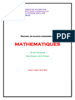 Recueil Maths Série D