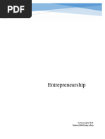 Entrepreneurship Notes - 1