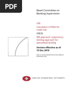 IRB Approach for Calculating RWA | PDF | Money | Financial Services