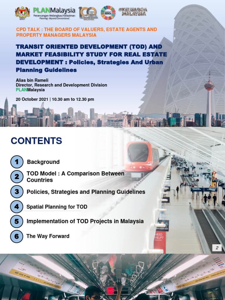 TOD Market Feasibility in Malaysia | PDF | Cost Of Living | Public ...