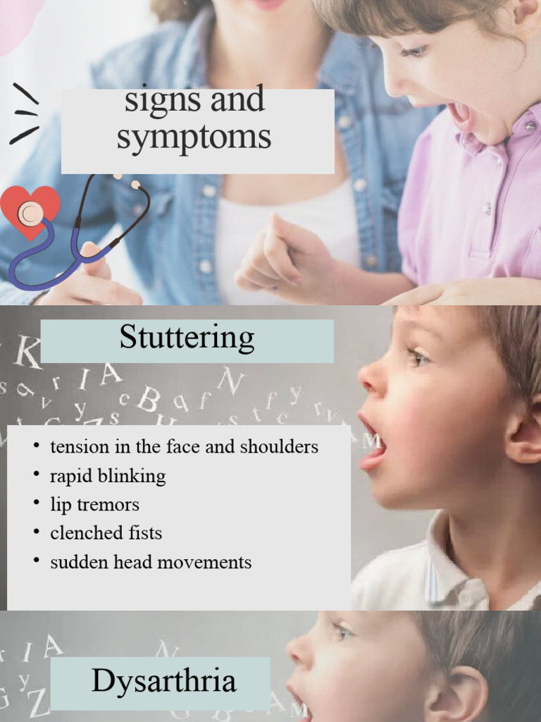 Signs of Speech and Movement Disorders | PDF | Language Arts & Discipline