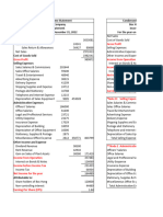 Practice 1 Income Statement