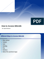 3.how To Access Mikrotik