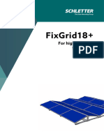 Schletter Product - Sheets Roof - Systems FixGrid18Plus