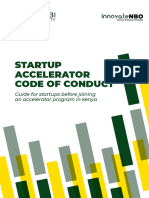 Accelerator Code of Conduct For Kenyan Startups